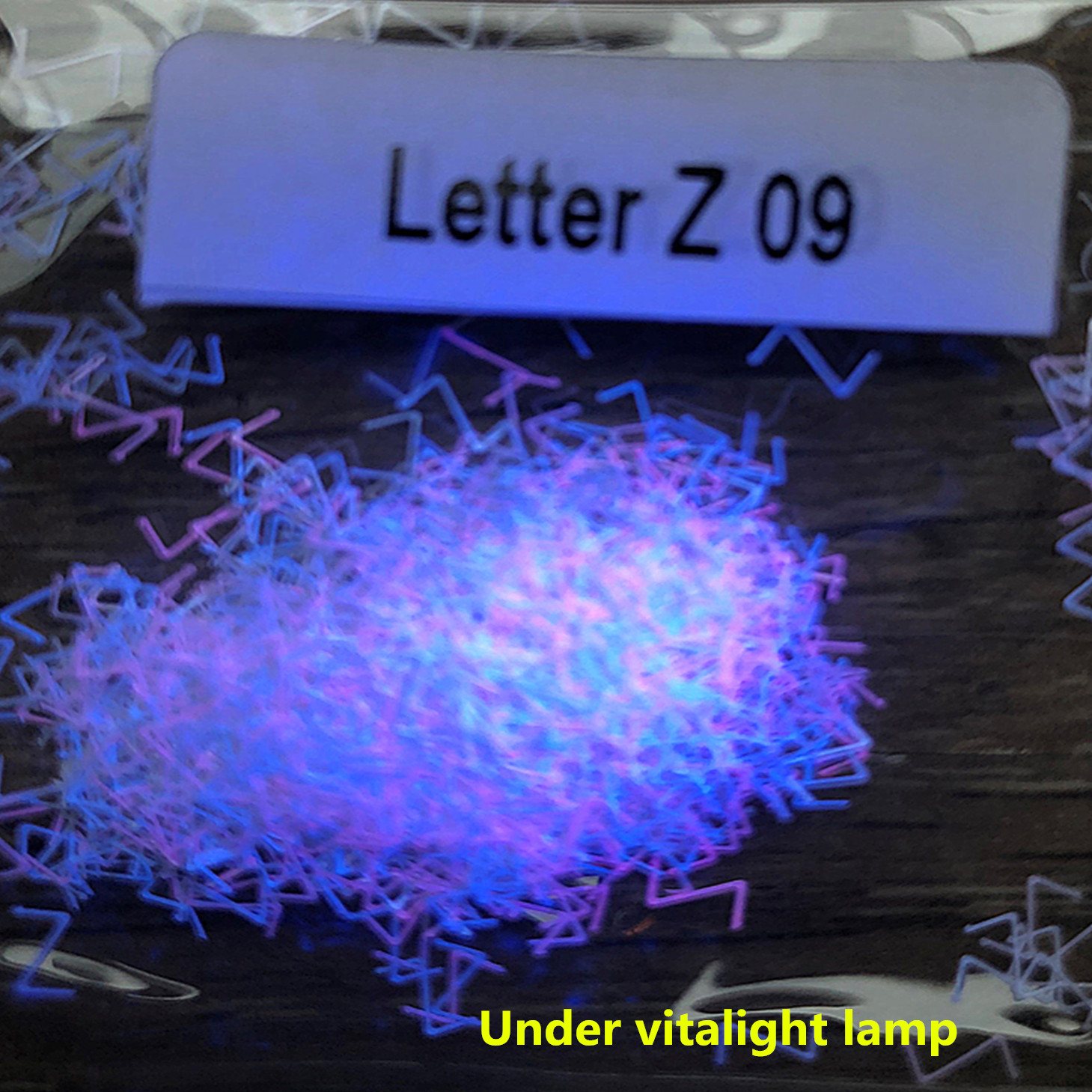 Anti-fake Fiber Anti forgery fiber Letter Z 09