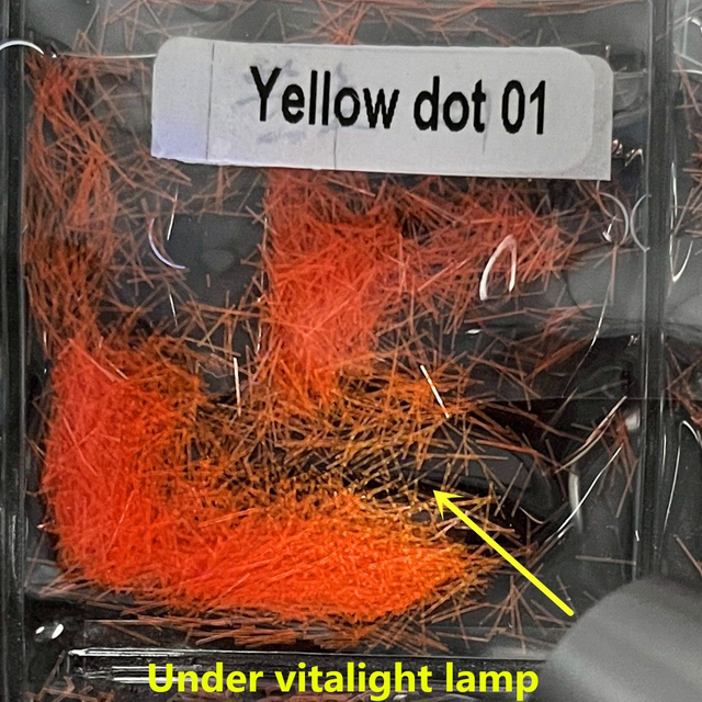 Anti-fake Fiber Anti forgery fiber Yellow dot 01